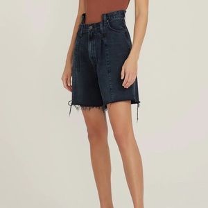 NWT Agolde pieced angled Shorts size 28